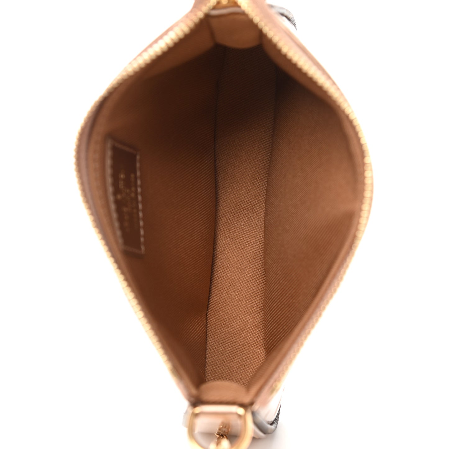 Metallic Vernis Mini Pochette Accessories Rose Gold