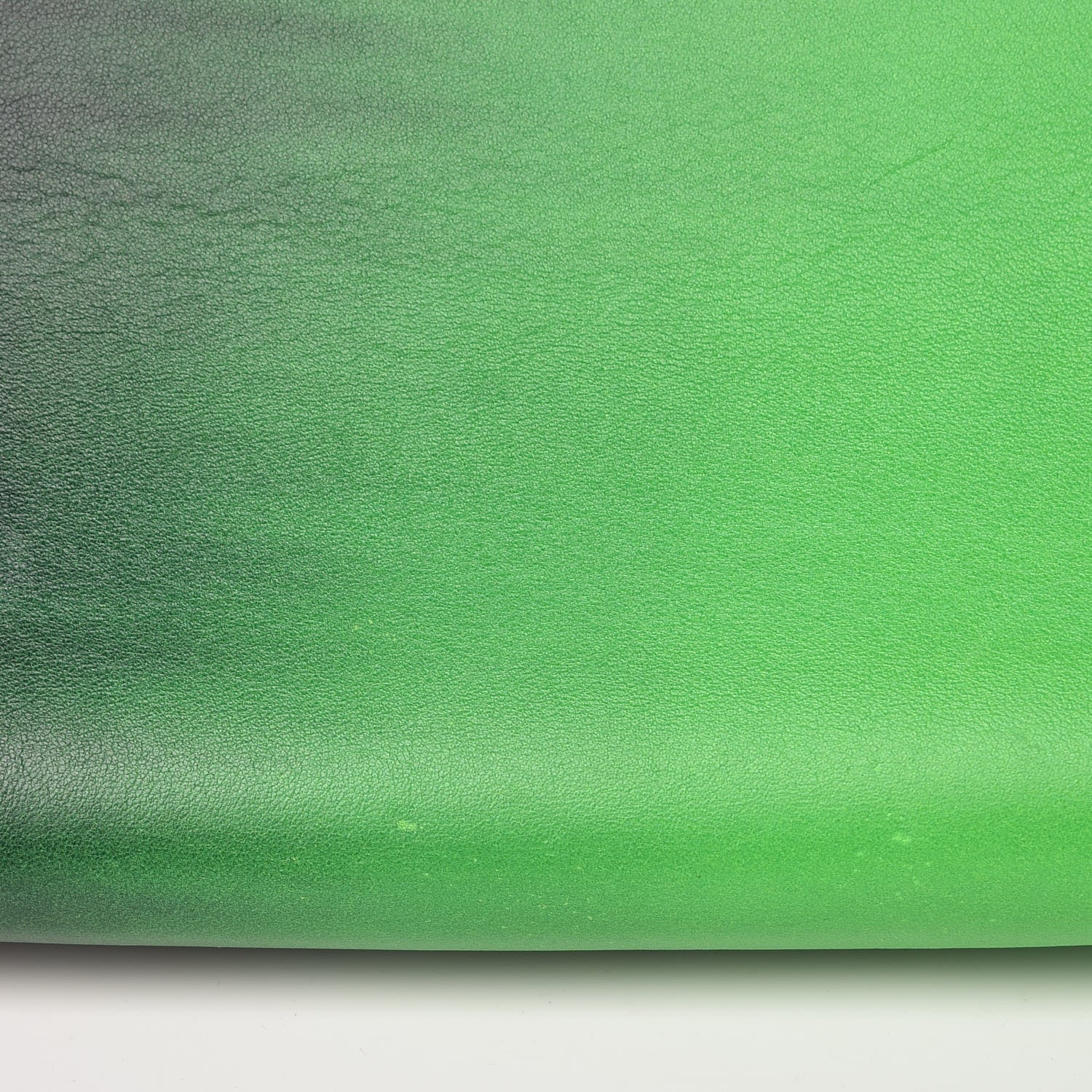 Lanvin Calfskin Krista Kim Reglisse Clutch Green Black 9 of 15