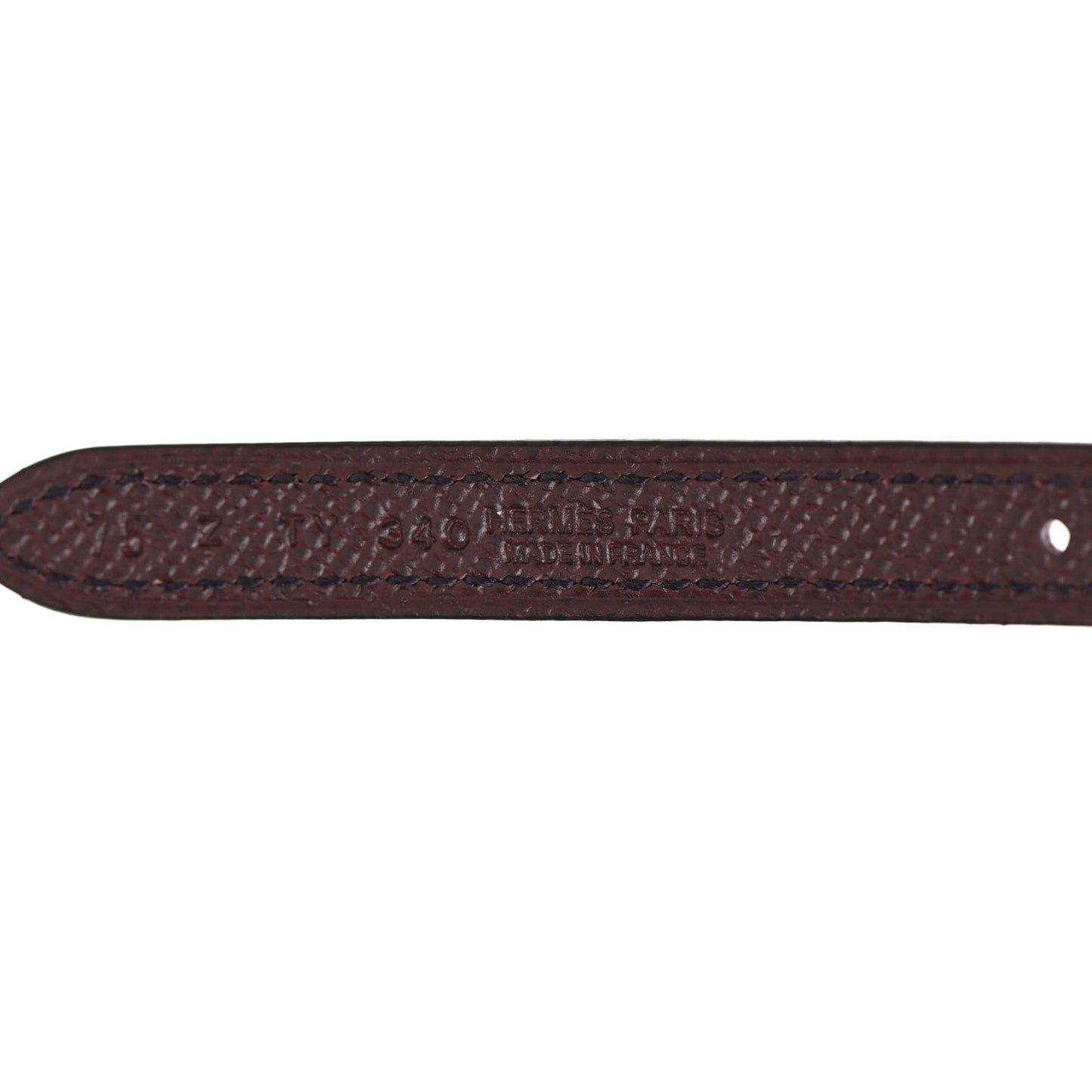 Epsom Swift 13mm Focus Belt 75 Mauve Sylvestre Rouge Sellier