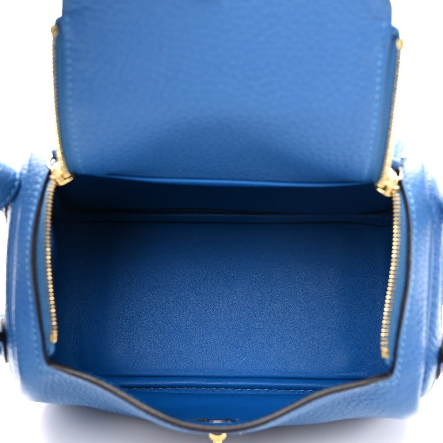 Taurillon Clemence Mini Lindy 20 Bleu Zellige