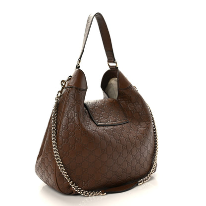 Gucci Guccissima Medium Emily Hobo Brown 3 of 12