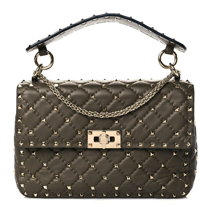 Valentino Garavani Nappa Medium Rockstud Spike Shoulder Bag Oasis 2 of 9