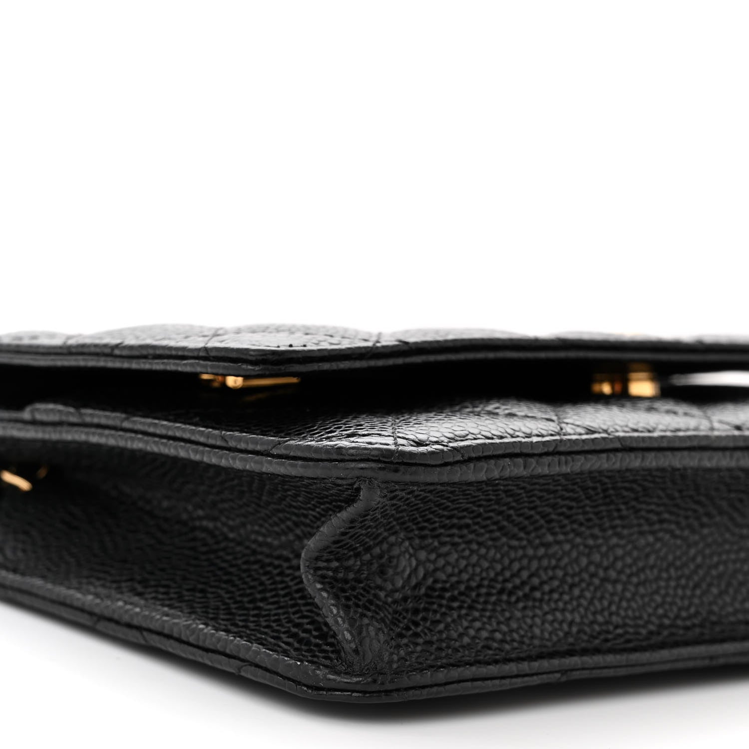 Chanel Caviar Quilted Wallet On Chain WOC Black 10 of 12