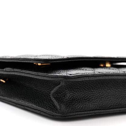 Chanel Caviar Quilted Wallet On Chain WOC Black 10 of 12