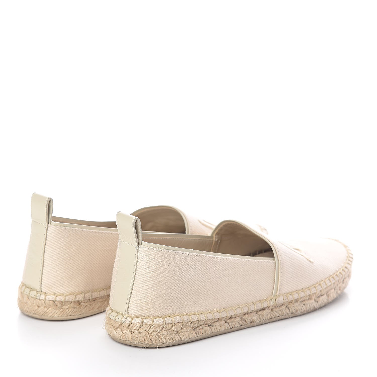 Louis Vuitton Canvas Waterfall Espadrille Flats 39 Ecru 4 of 8