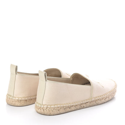 Louis Vuitton Canvas Waterfall Espadrille Flats 39 Ecru 4 of 8