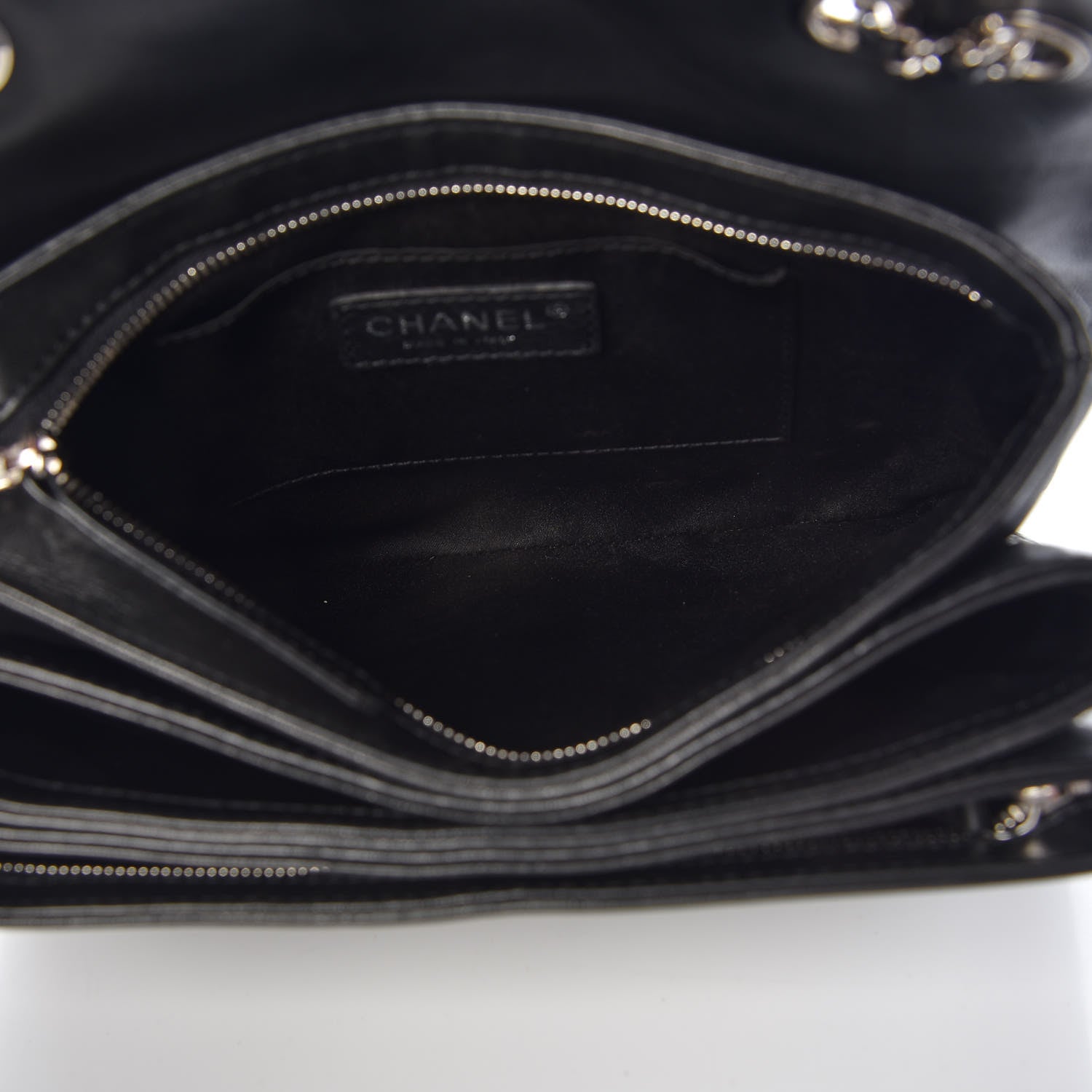 Chanel Lambskin Quilted Flap Black 7 of 10