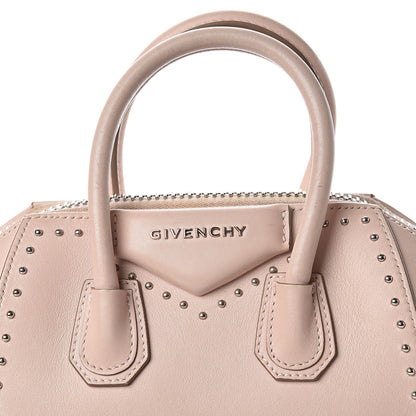 Givenchy Calfskin Mini Studded Antigona Nude Pink 18 of 21
