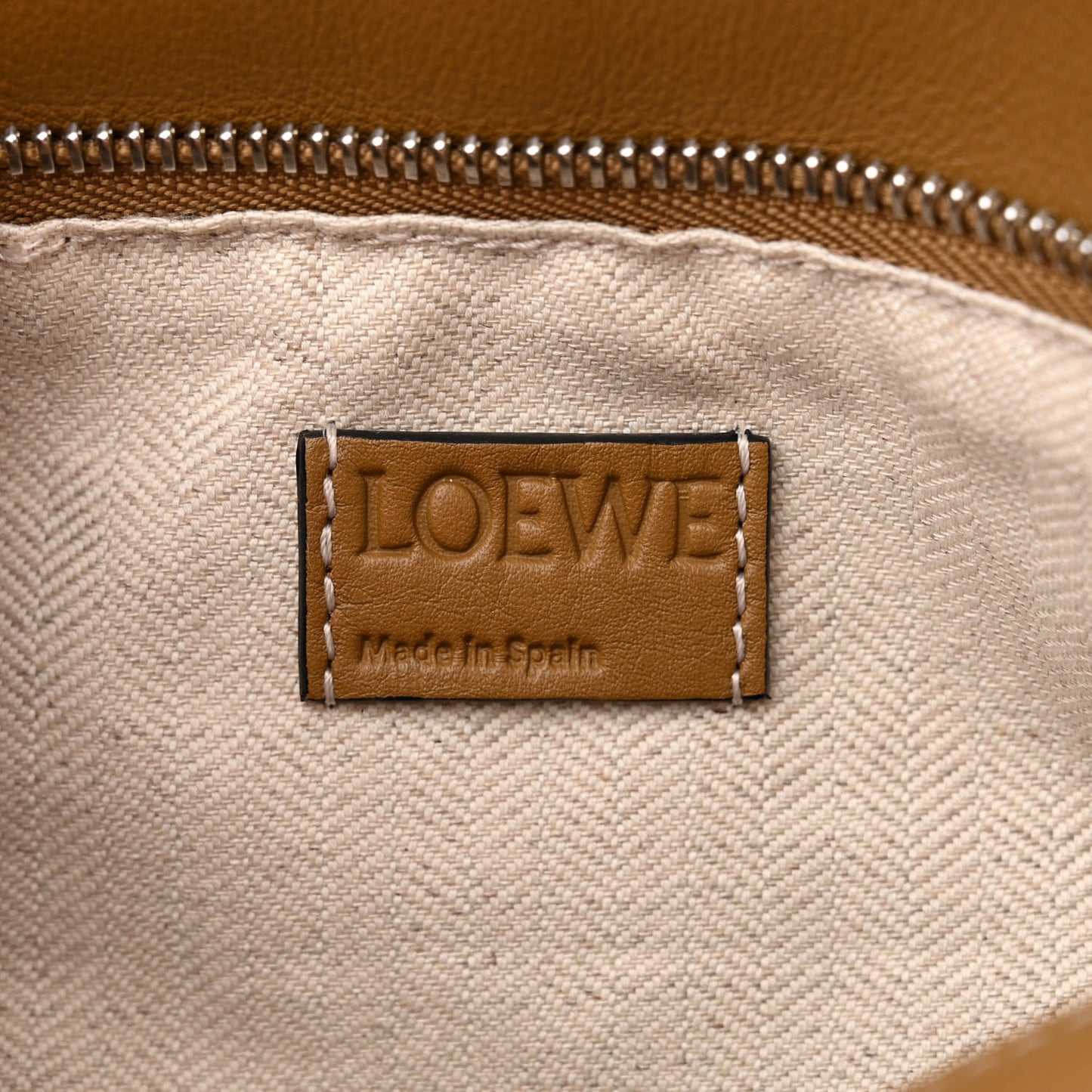 Calfskin Small Puzzle Bag Ochre