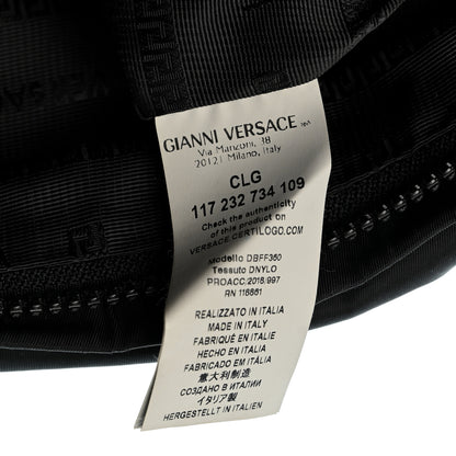 Versace Nylon Mini Palazzo Backpack Black 7 of 10