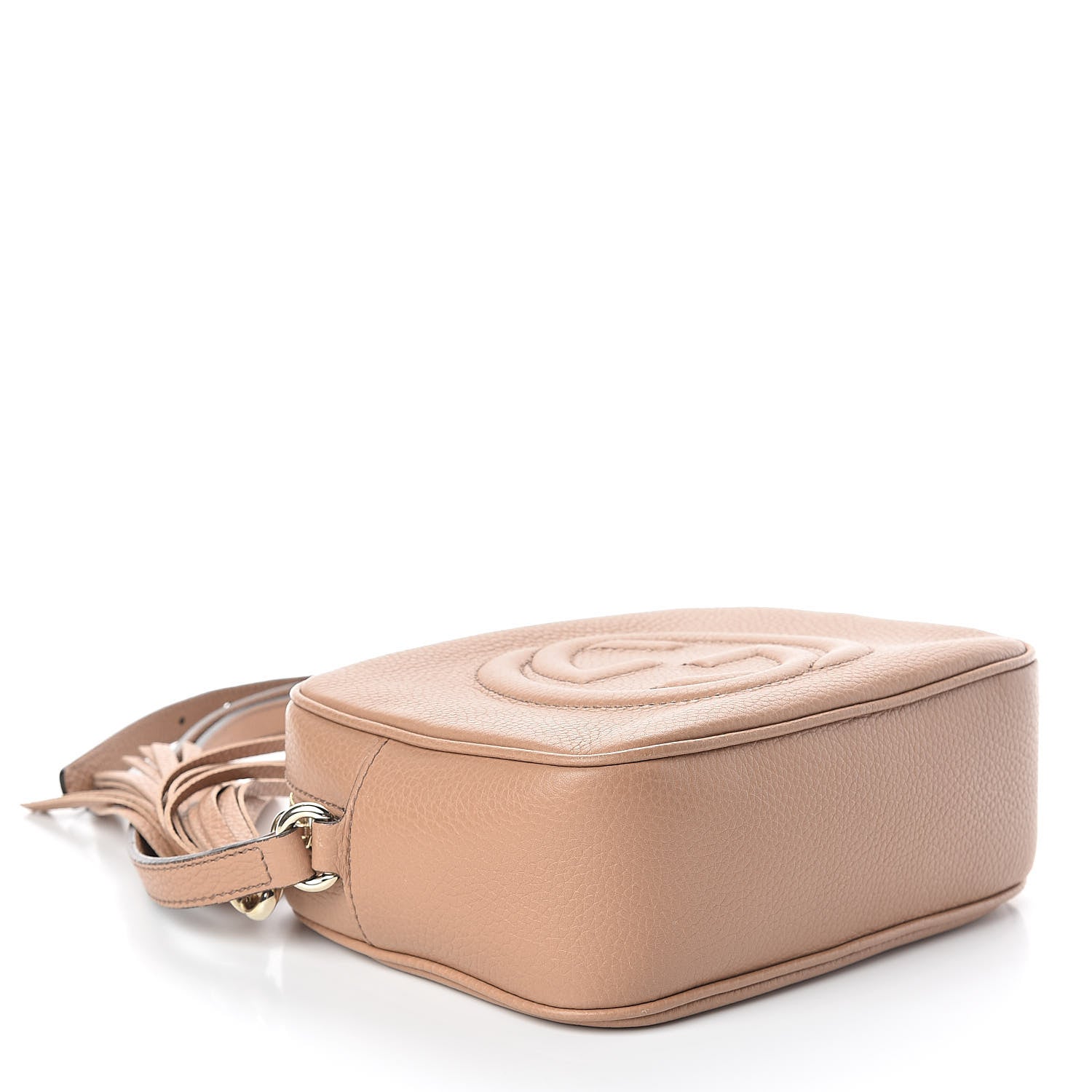 Gucci Pebbled Calfskin Small Soho Disco Bag Rose Beige 4 of 9