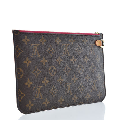 Louis Vuitton Monogram Neverfull MM GM Pochette Pivoine 3 of 9