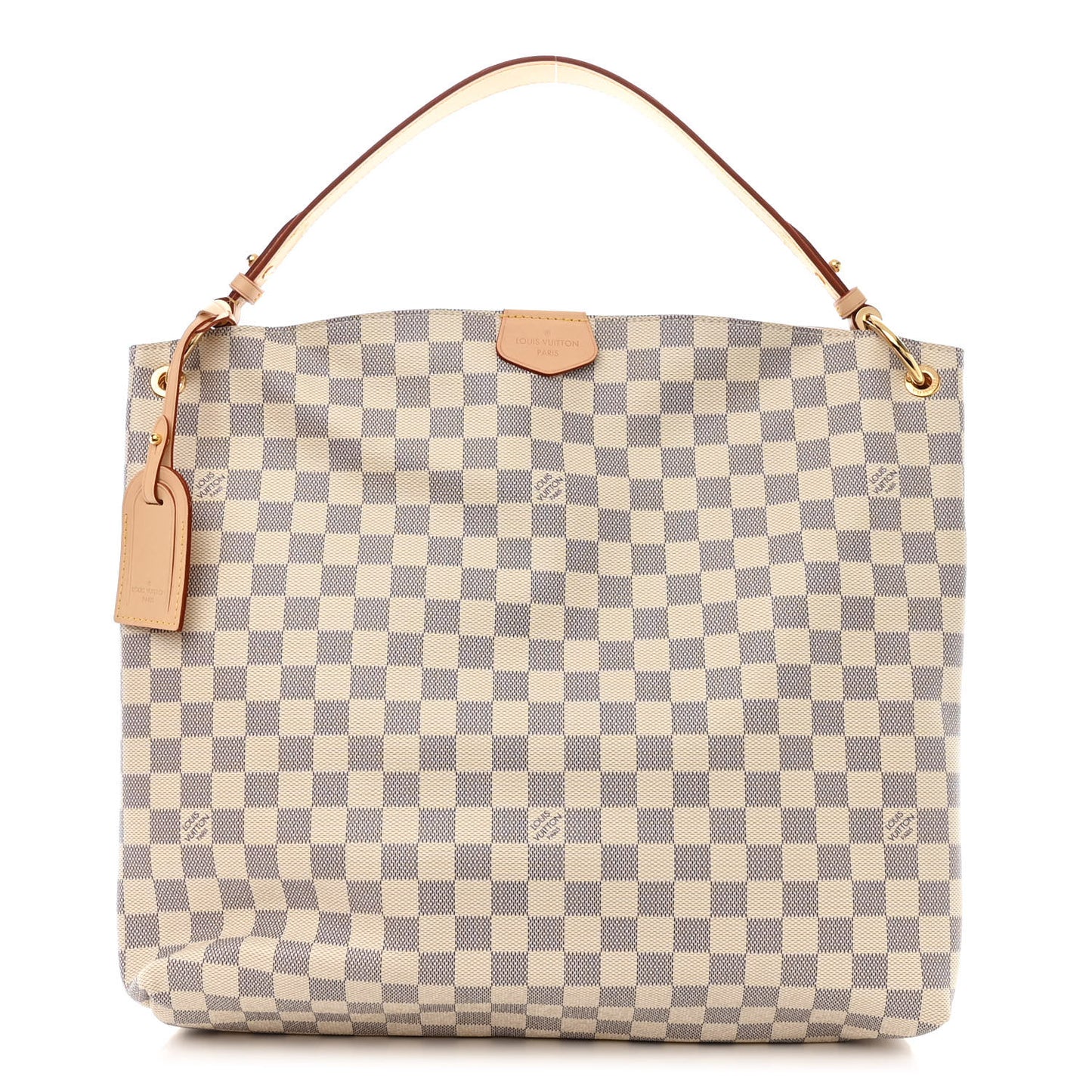 Damier Azur Graceful MM Rose Ballerine