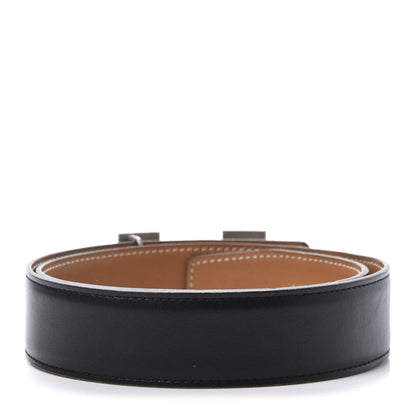 Hermes Box Chamonix 32mm H Belt 65 Black Gold 2 of 6