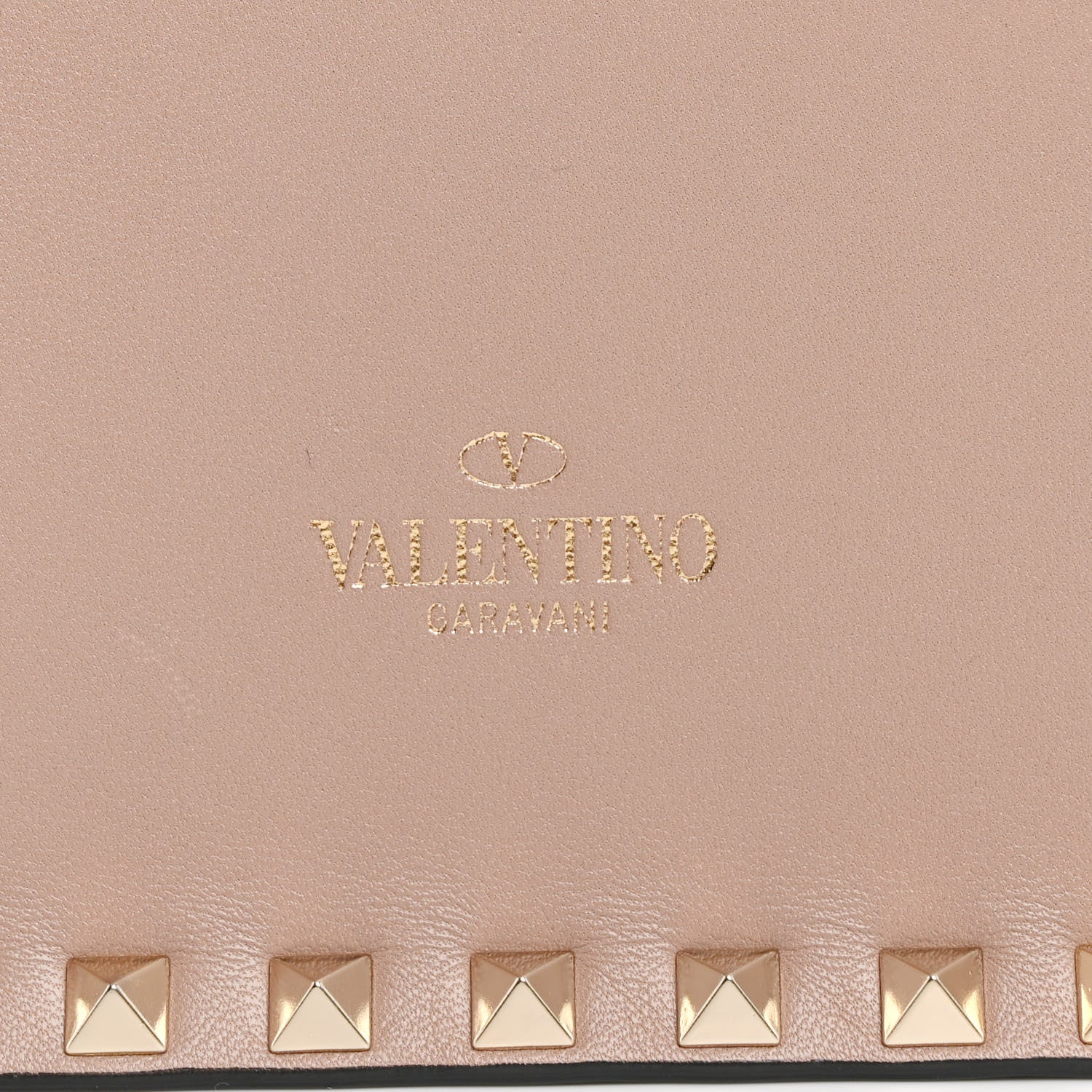 Valentino Garavani Nappa Rockstud Wristlet Clutch Alpaca 7 of 14