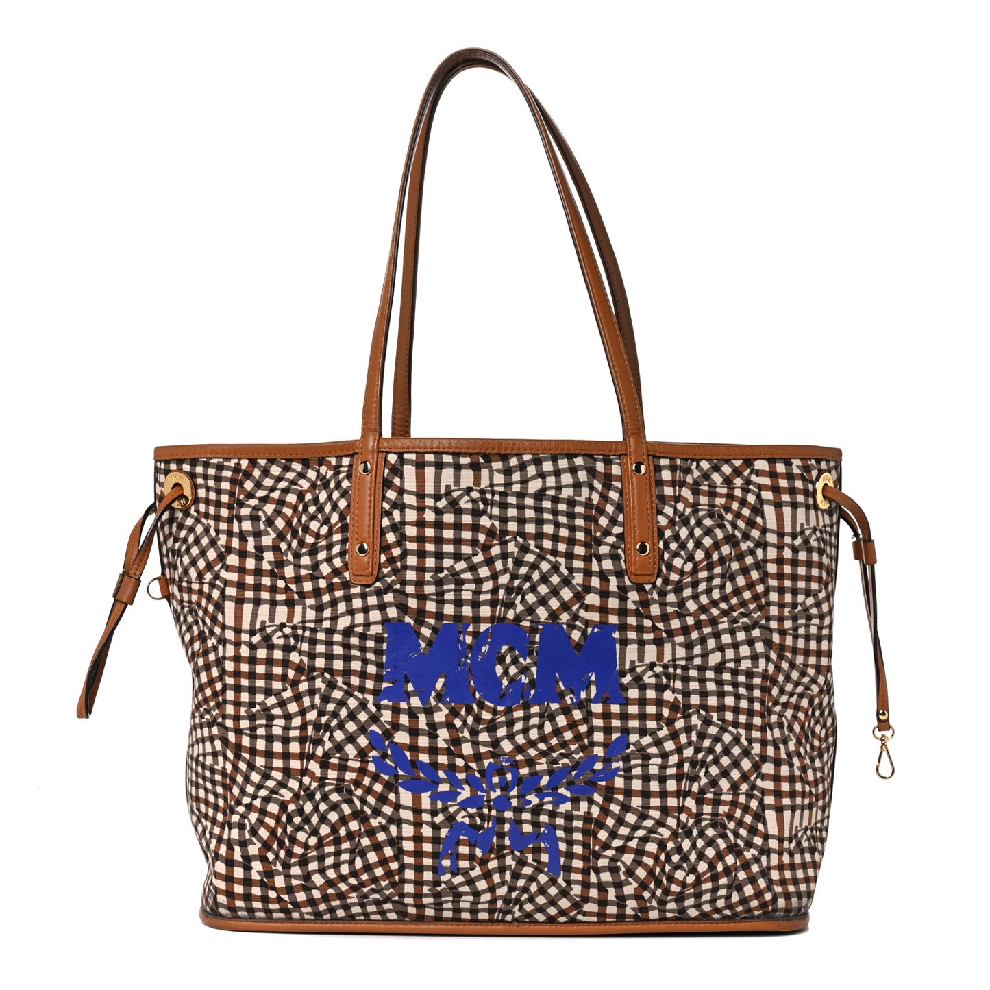 Visetos Medium Liz Reversible Shopper Tote Cognac