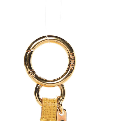 Fendi Fox Fur Pom Pom Bag Charm Yellow 4 of 4