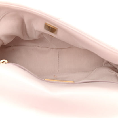 Chanel Lambskin Quilted Medium Chanel 19 Flap Light Pink 5 of 11