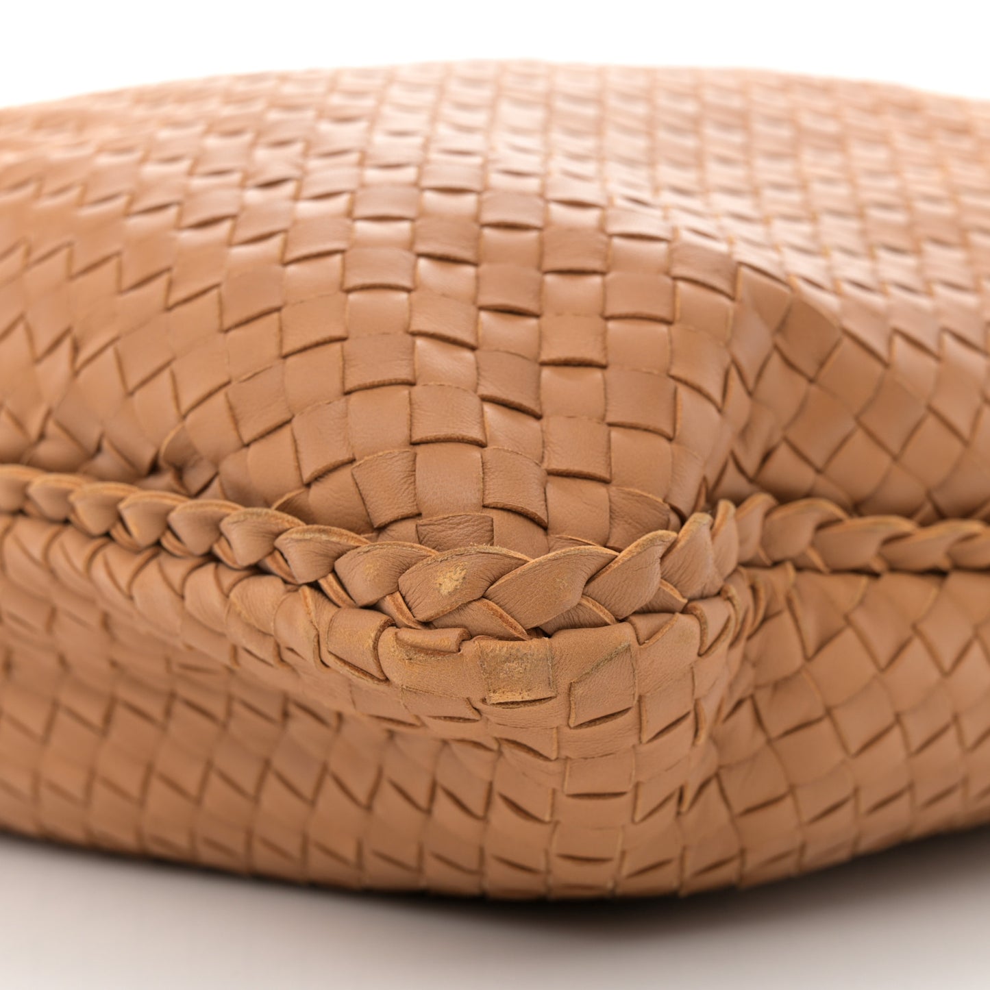 Nappa Intrecciato Maxi Veneta Hobo Noce