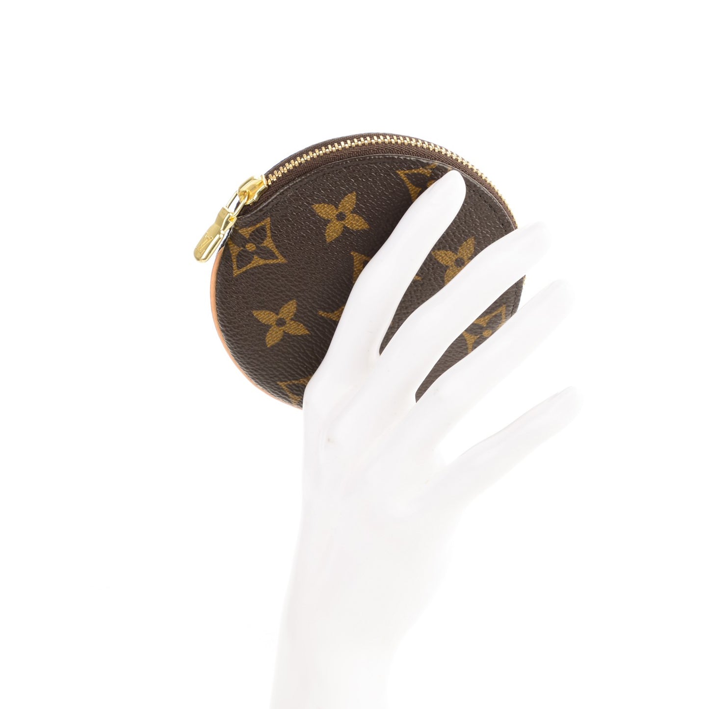Monogram Round Coin Purse