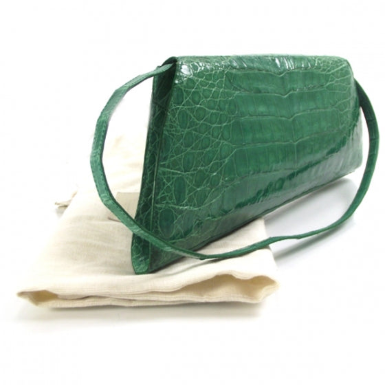Nancy Gonzalez Crocodile Envelope Shoulder Bag 3 of 10