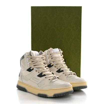 Gucci Demetra GG Supreme Womens Basket High Top Sneakers 37 White 10 of 10