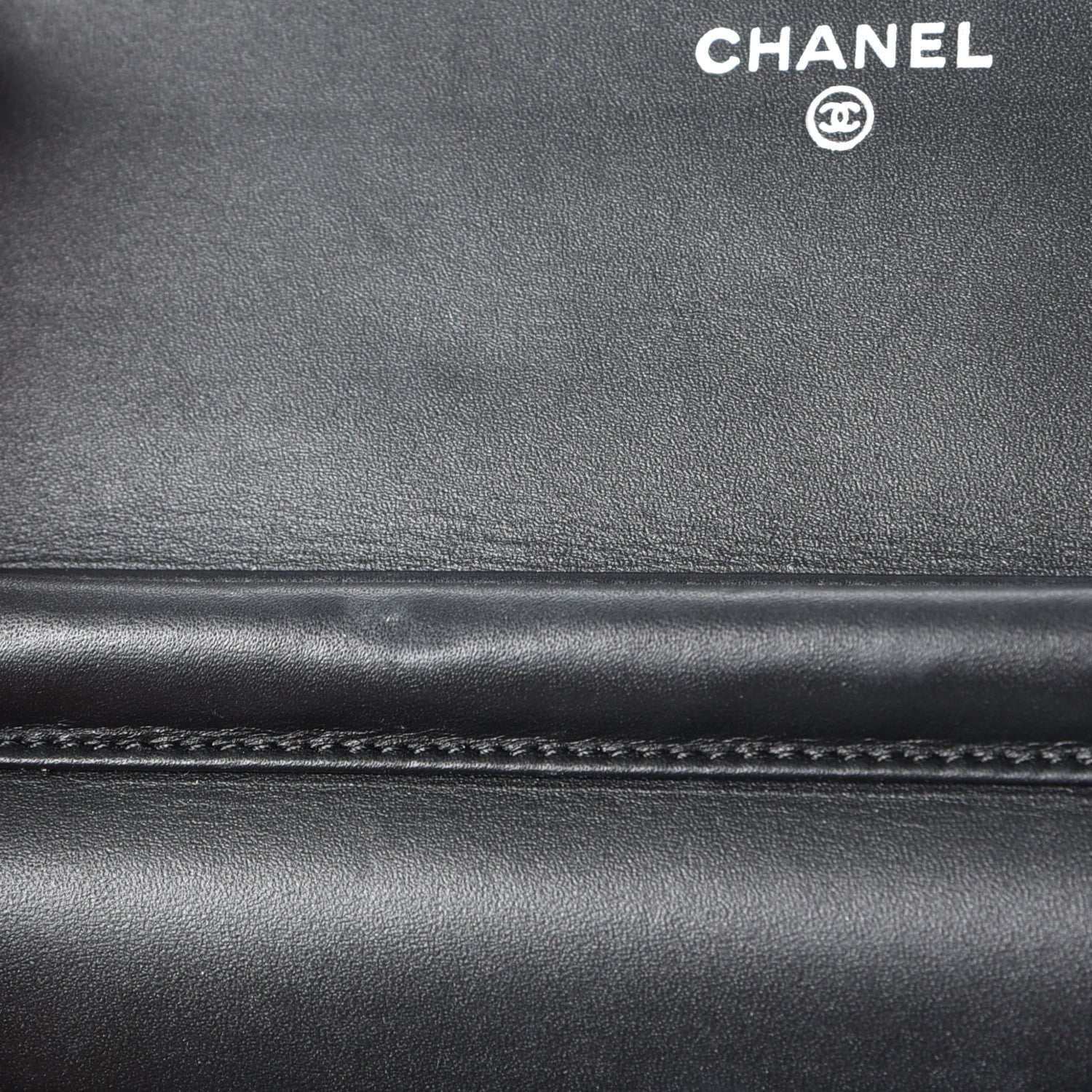 Chanel Caviar Timeless CC Wallet On Chain WOC Black 11 of 12
