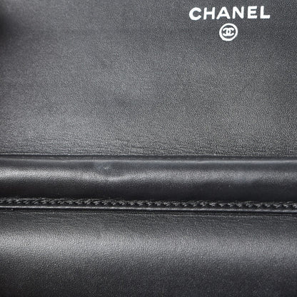 Chanel Caviar Timeless CC Wallet On Chain WOC Black 11 of 12