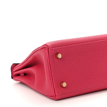 Hermes Togo Kelly Retourne 25 Framboise 9 of 11