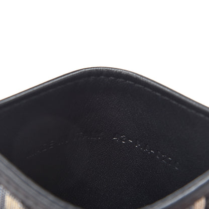 Christian Dior Oblique Calfskin Card Holder Black 5 of 6