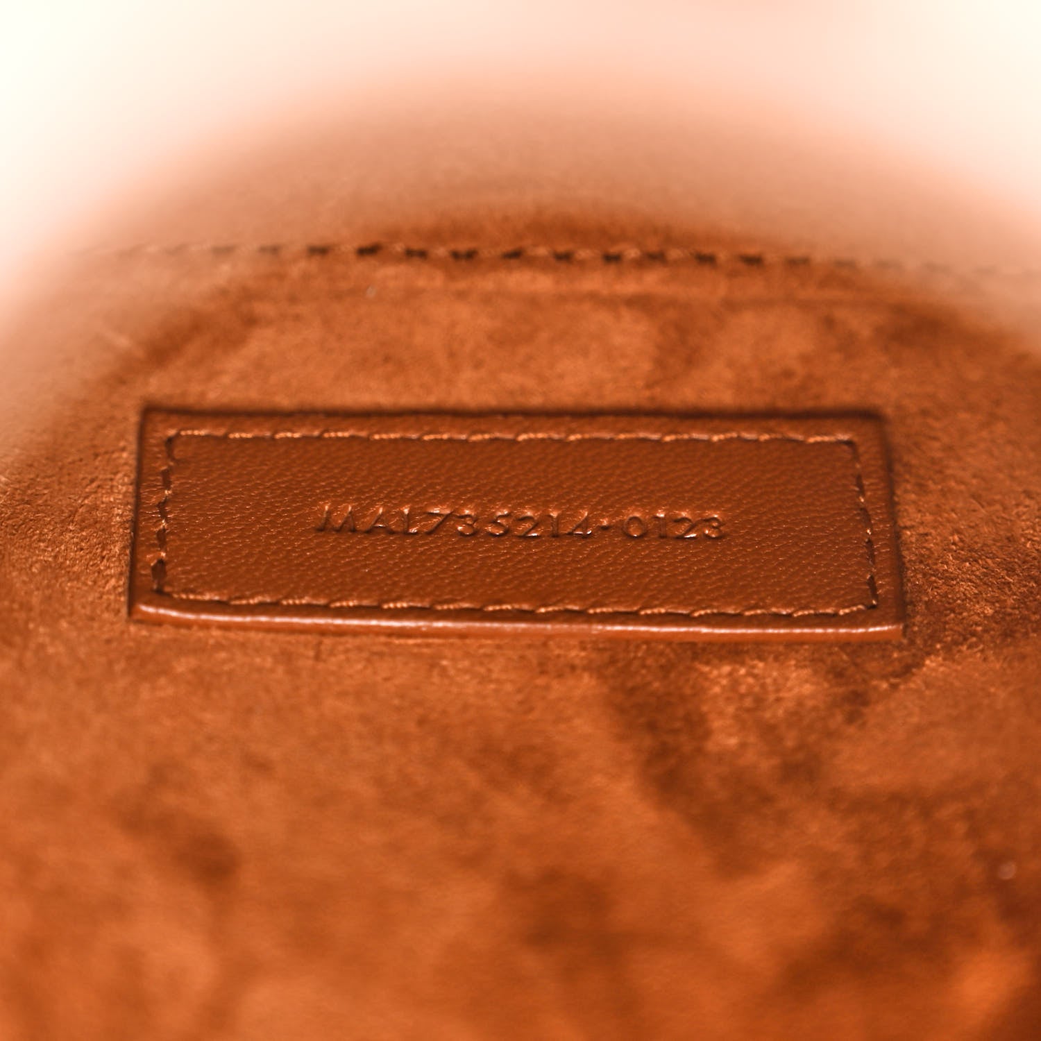 Saint Laurent Smooth Calfskin Le 5 A 7 Vertical Hobo Brown Gold 7 of 11