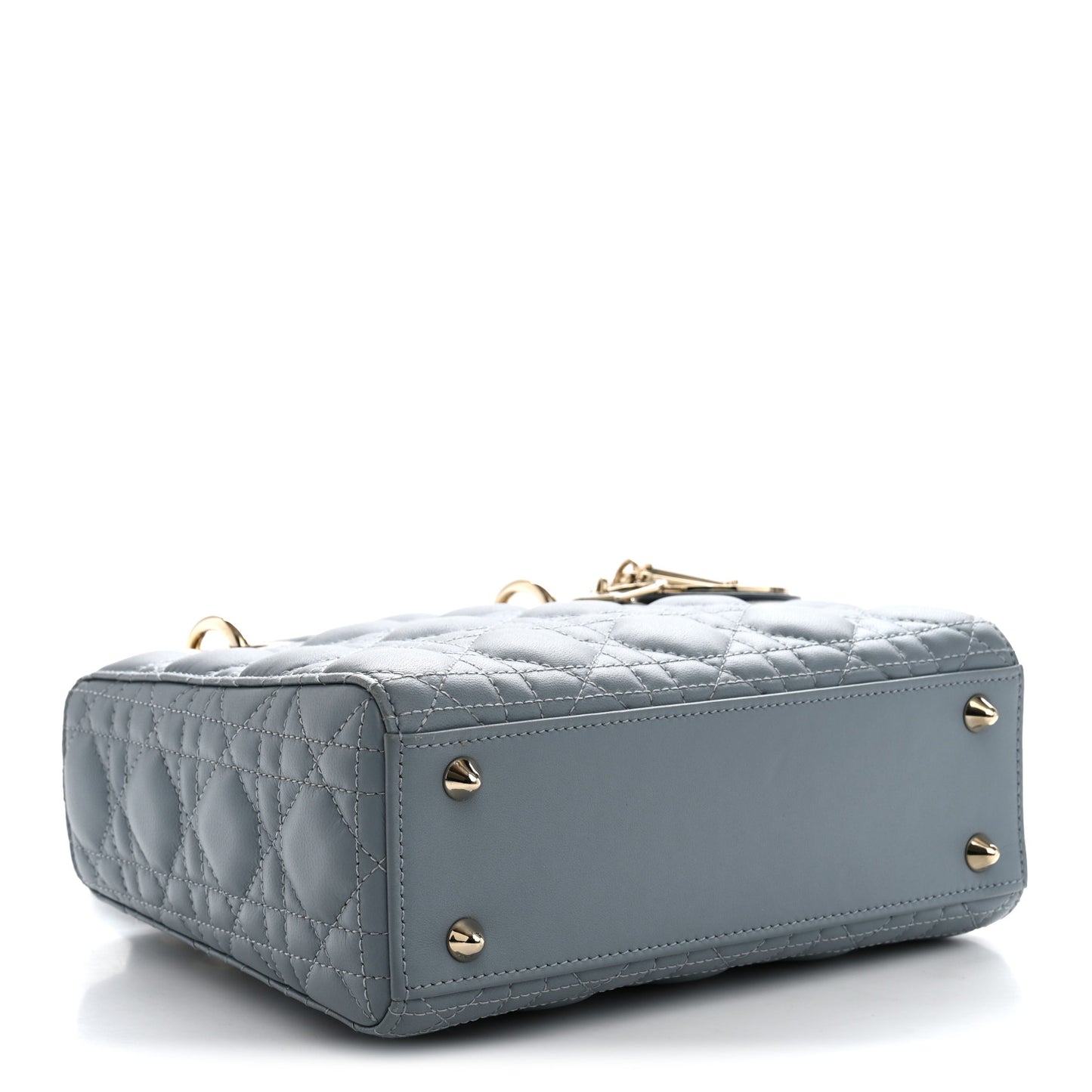 Lambskin Cannage Small My ABCDior Lady Dior Cloud Blue