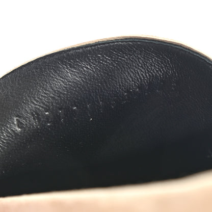 Hermes Suede Goatskin Womens Destin Loafer 38 Blanc Gomme 8 of 9