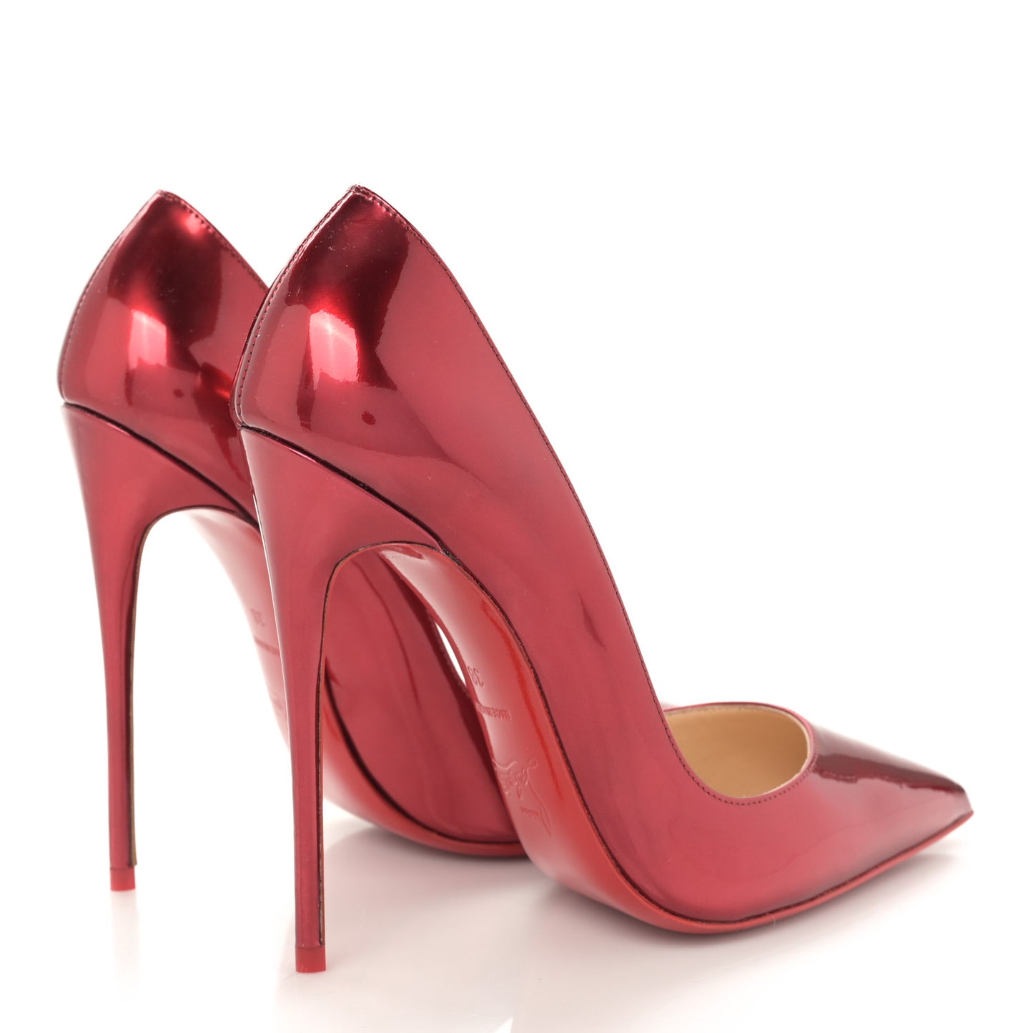 Metallic Patent Psychic So Kate 120 Pumps 38 Loubi