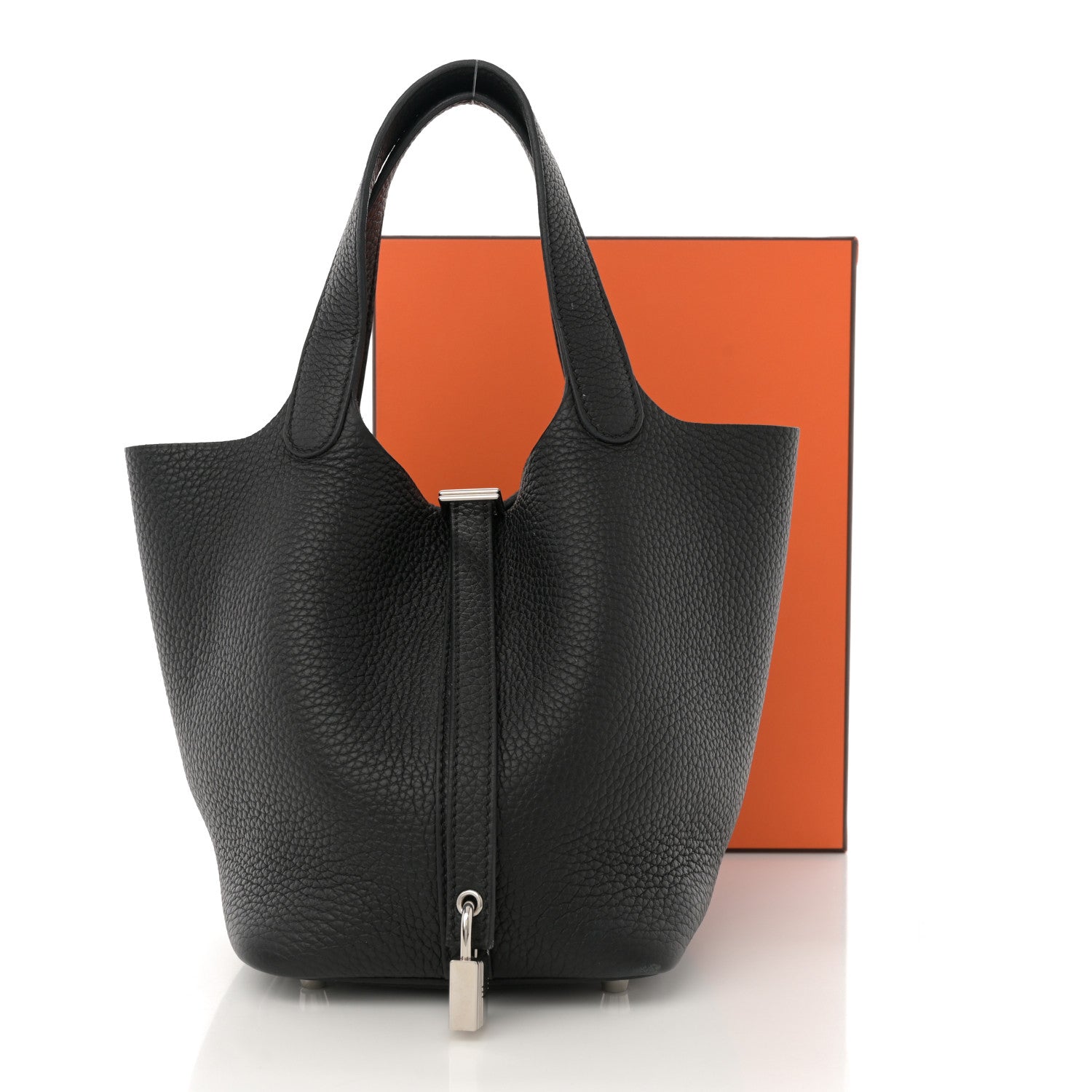 Hermes Taurillon Clemence Picotin Lock 18 PM Black 12 of 12