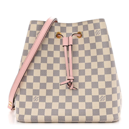 Louis Vuitton Damier Azur Neonoe MM Eau De Rose 1 of 11