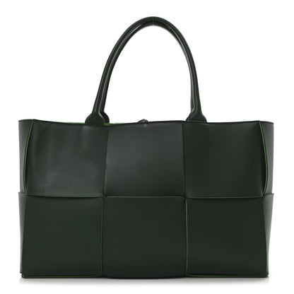 Bottega Veneta Calfskin Maxi Intrecciato Medium Arco Tote Raintree 1 of 10
