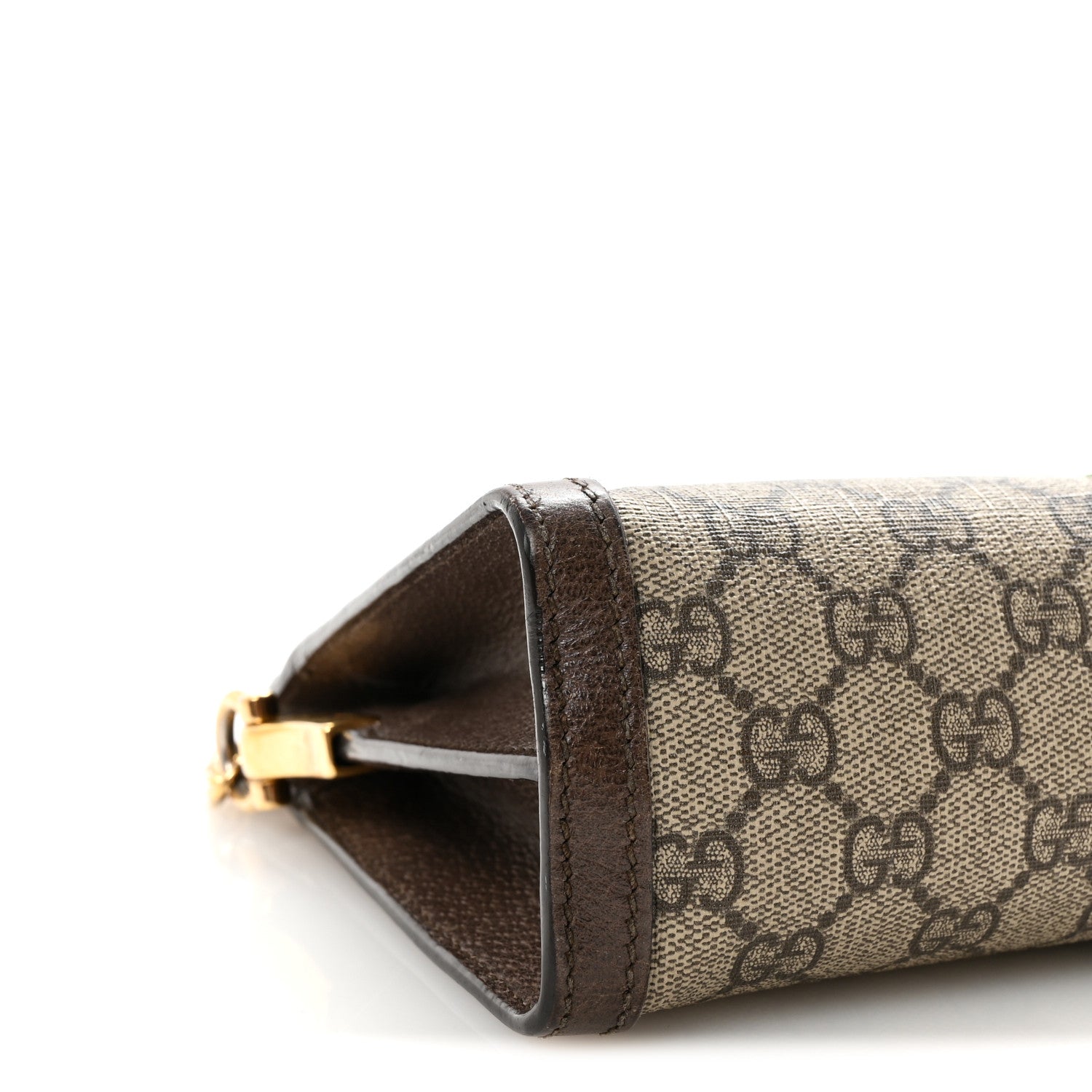 Gucci GG Supreme Monogram Web Small Ophidia Chain Shoulder Bag Brown 9 of 10
