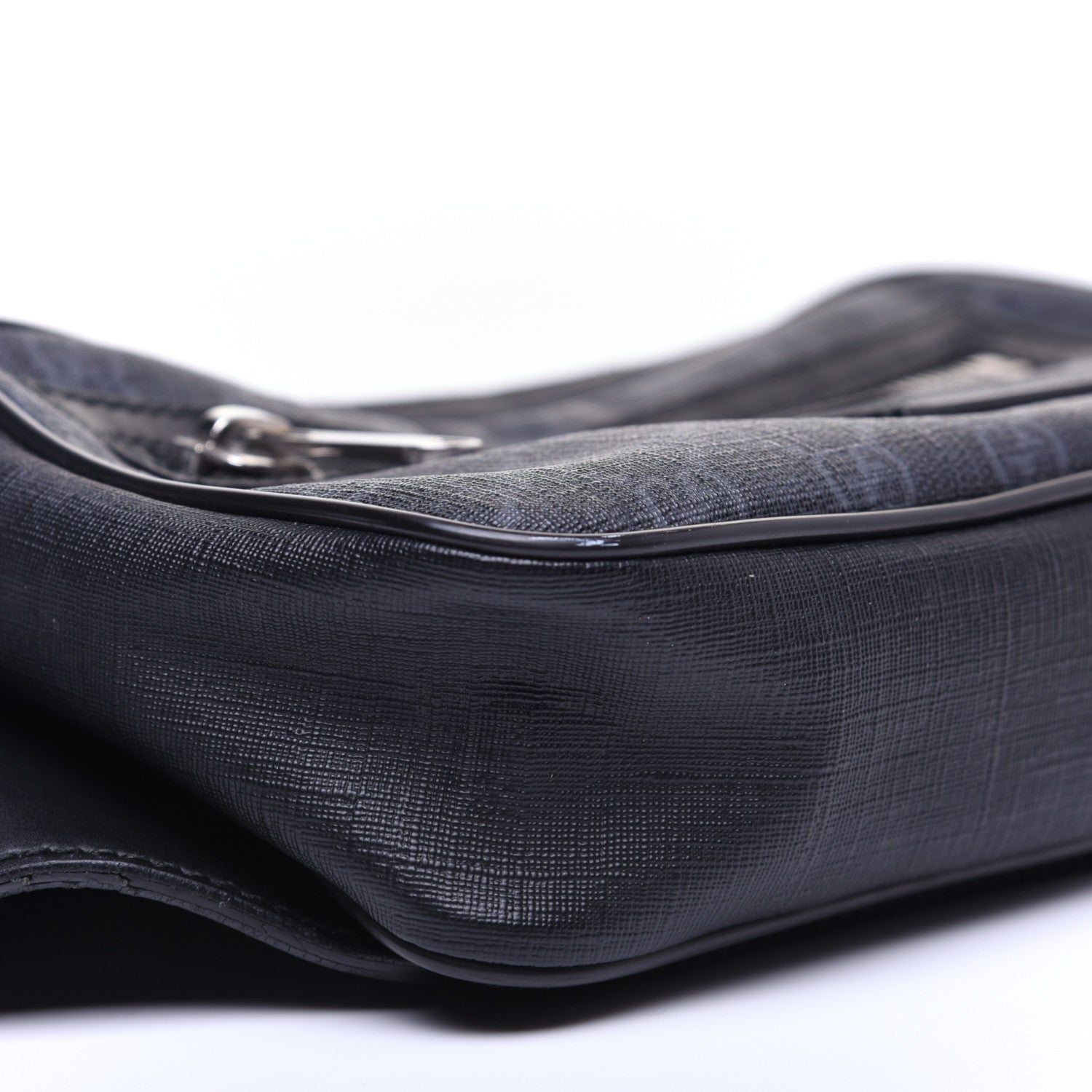 Gucci Soft GG Supreme Monogram Web Belt Bag Black Grey 6 of 13