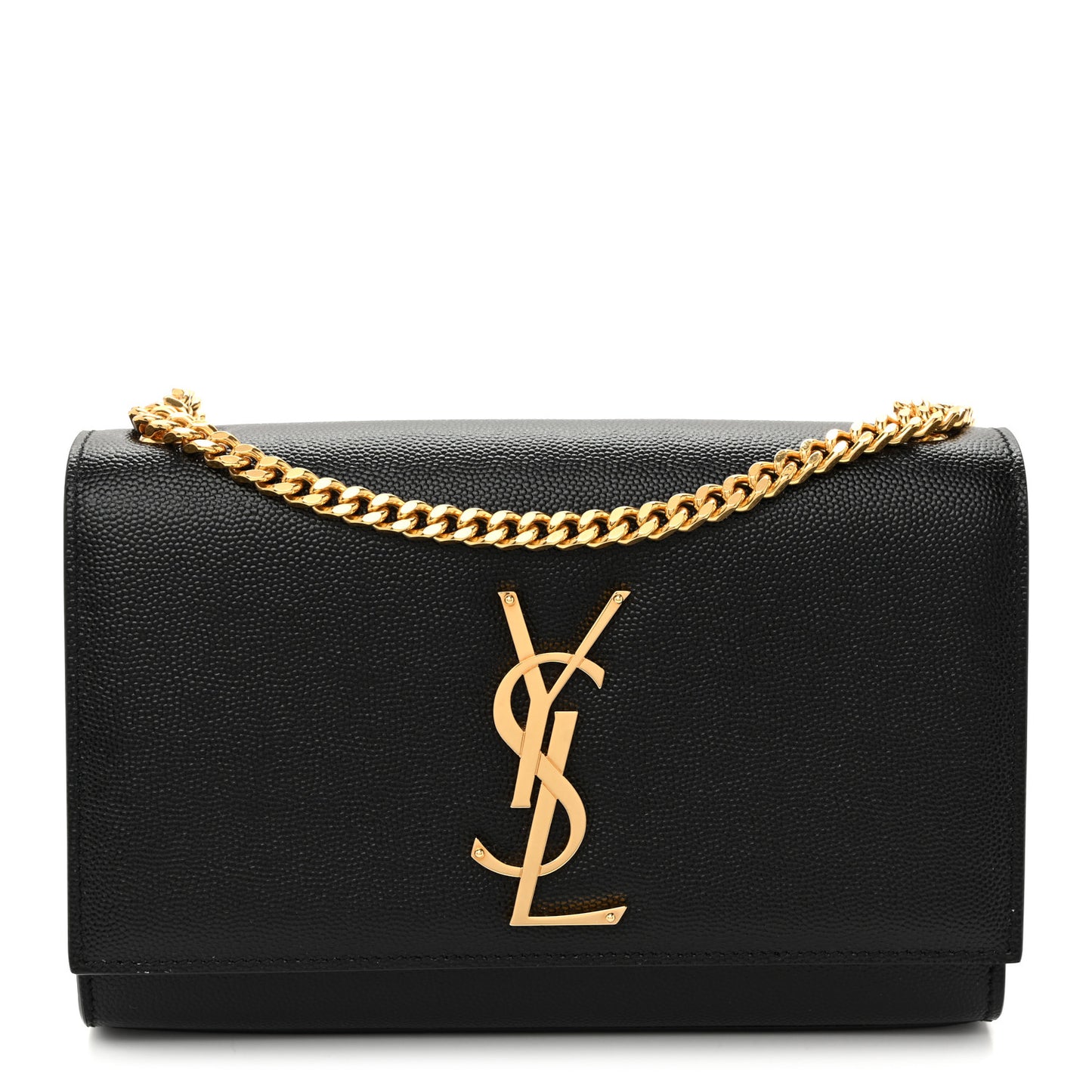 Grain De Poudre Small Monogram Kate Satchel Black