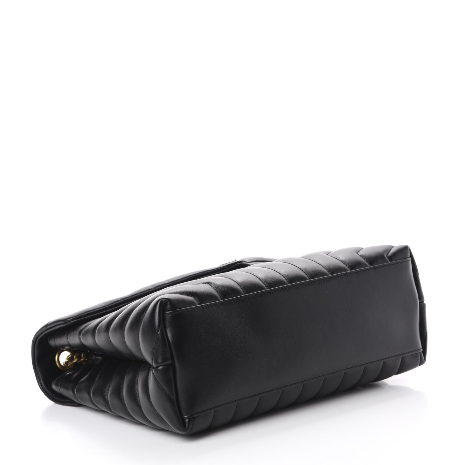 Saint Laurent Calfskin Y Quilted Monogram Medium Loulou Chain Satchel Black 4 of 12