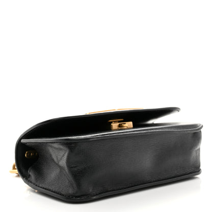 Balenciaga Calfskin Stripe Embossed Gossip Chain Bag XS Black 4 of 10