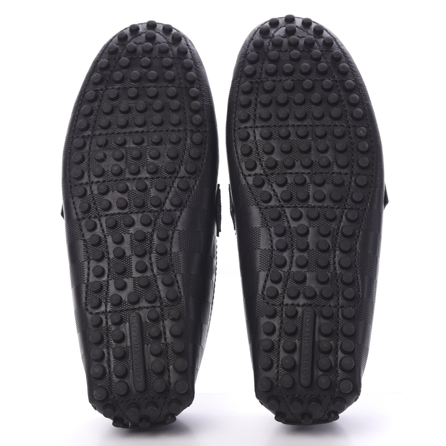 Louis Vuitton Damier Infini Mens Hockenheim Moccasin Loafers 7.5 Onyx 5 of 7