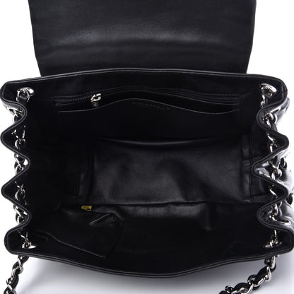 Chanel Calfskin Diagonal Ligne Flap Black 5 of 9