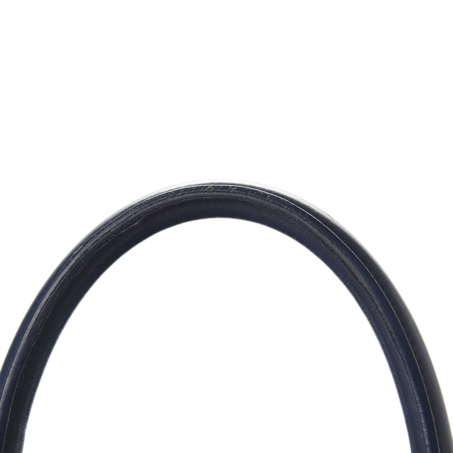 Calfskin Perforated Up In The Air Tote Dark Blue