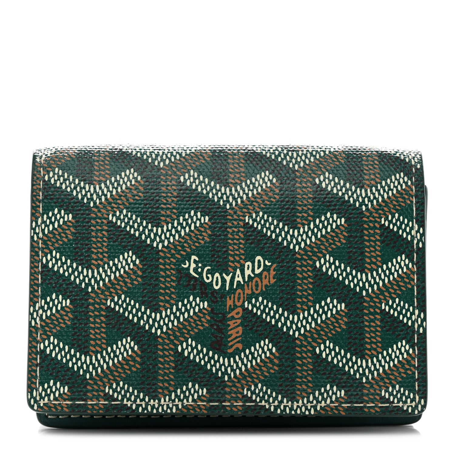 Goyard Goyardine Business Card Holder Green 1 of 7
