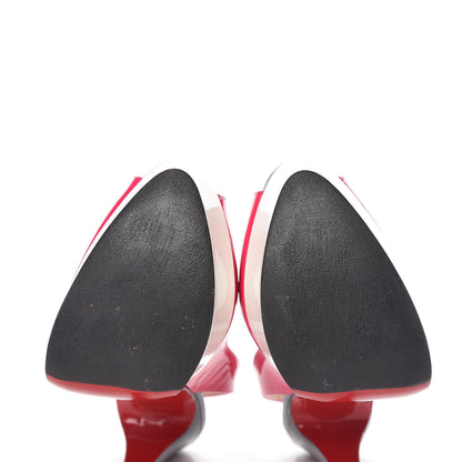 Christian Louboutin Patent Lady Peep Sling 150 Pumps 36 Darling Black 12 of 12
