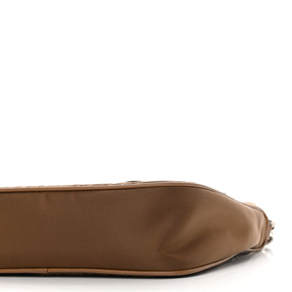 Prada Tessuto Nylon Saffiano Re-Edition 2005 Shoulder Bag Cacao 9 of 10