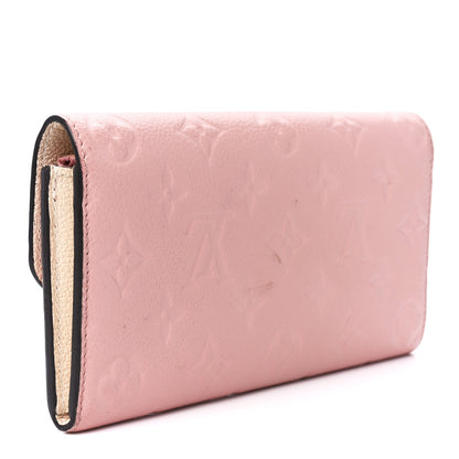 Louis Vuitton Empreinte Emilie Wallet Rose Poudre 3 of 10