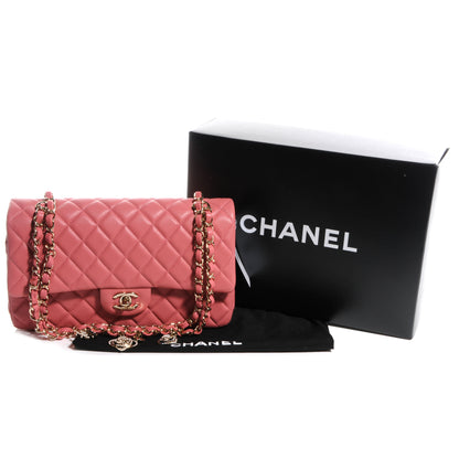 Chanel Lambskin Quilted Valentine Charms Medium Single Flap Pink 3 of 10